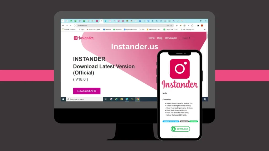 Instander APK for PC